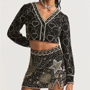 LoveShackFancy Norima Crop Cardigan